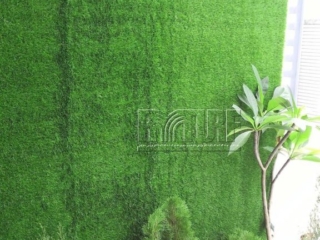 Artificial turf wall landscape